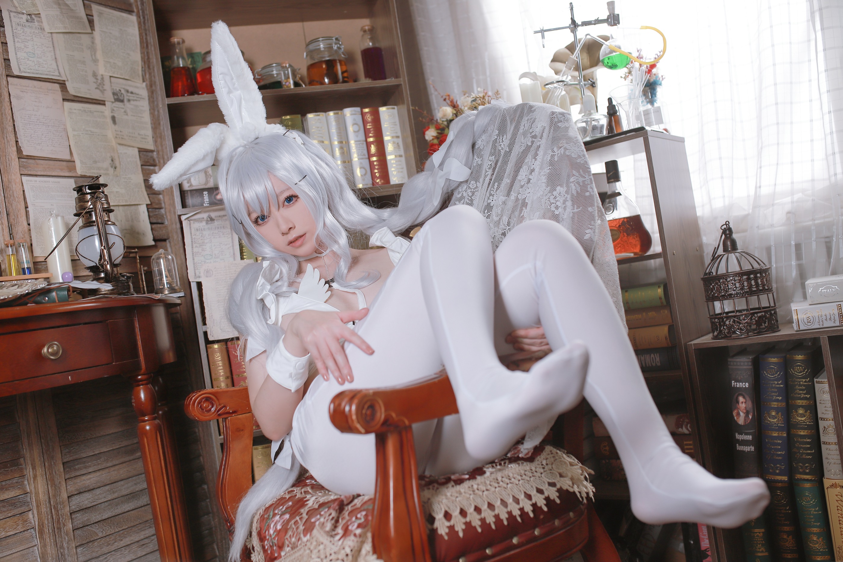 图片[1]-Asagiriai（愛ちゃん） – NO.010 恶毒兔女郎 [27P]-XikXak
